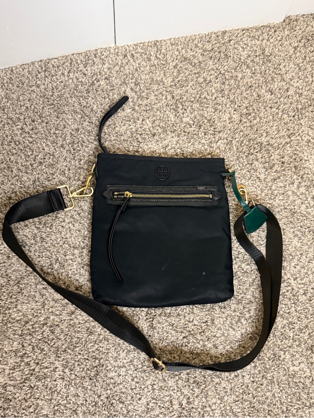 Tory Burch Perry Nylon Swingpack Crossbody Bag